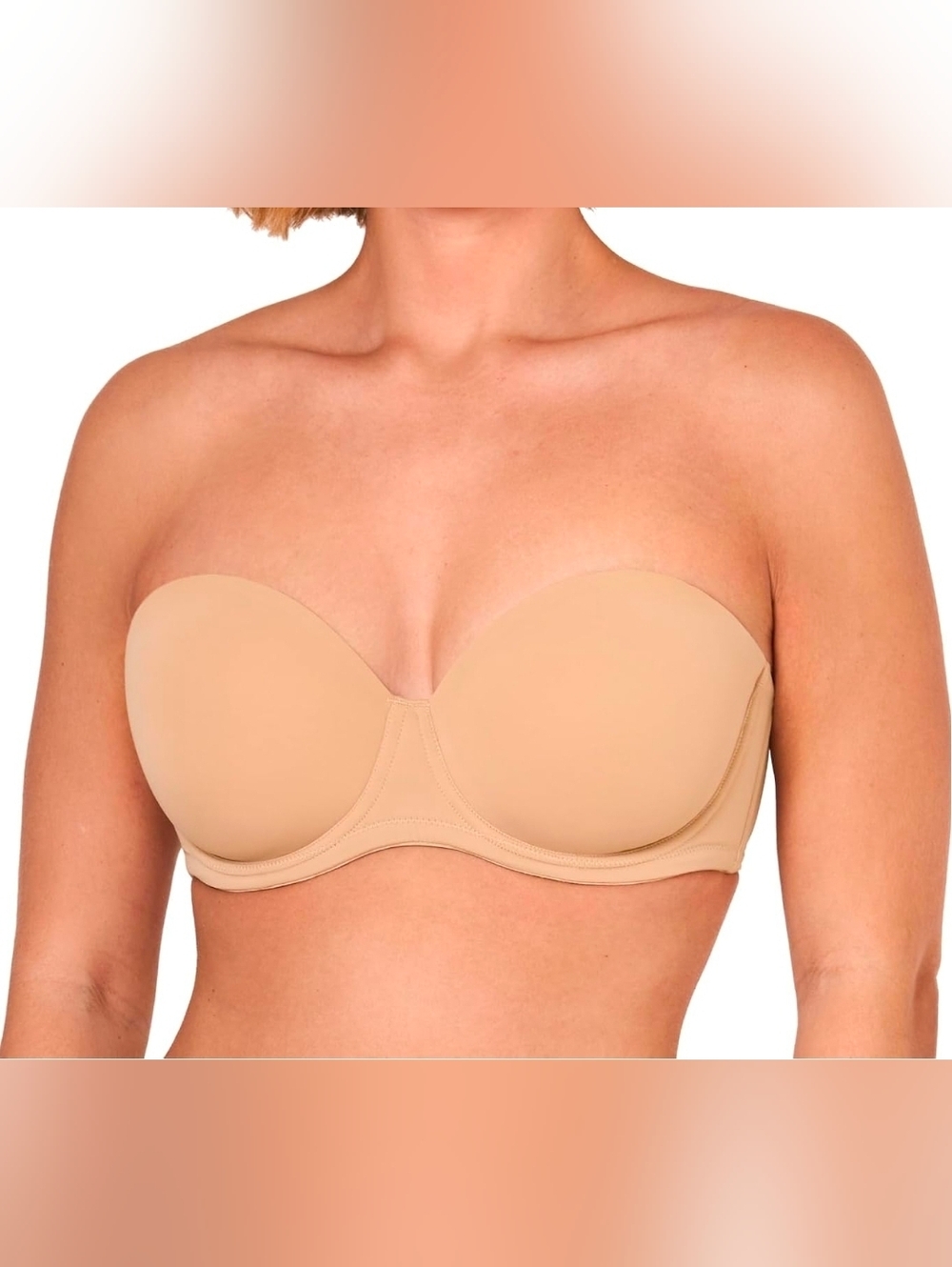 DELIMIRA Underwire Contour Full Coverage Strapless Bra